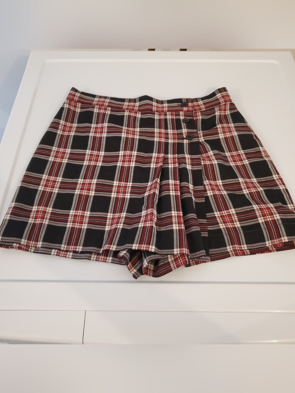 Plaid Skort